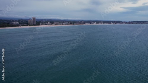 Wallpaper Mural Tranquil Seascape At Sunrise In Palm Beach, Gold Coast, Queensland, Australia - Drone Shot Torontodigital.ca