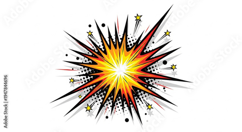 Vibrant Explosion of Colorful Lights.