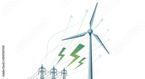Wind Turbine Electricity Generation System.