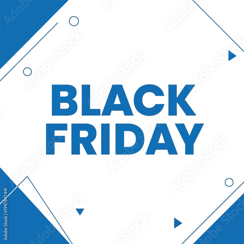 Black Friday Geometric Promotional Template