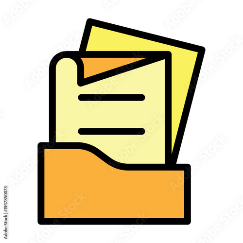 Documentation Vector Filled Icon Design