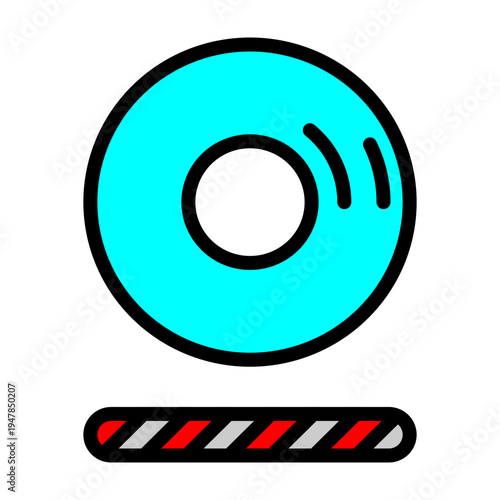 Software Build Vector Filled Icon Design