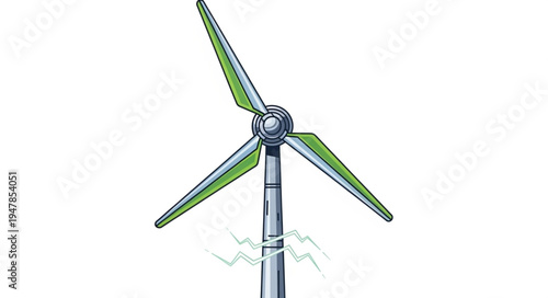 Wind Turbine Renewable Energy Source.