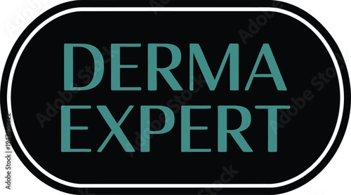 Derma Expert Minimalist Logo Label