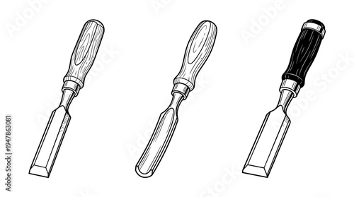 Chisels in Black and White