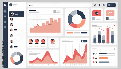 A clean, modern interface displaying data insights. Ideal for illustrating business analytics, reporting, or technology concepts with a focus on perfo