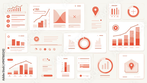 This image depicts data visualizations and charts, conveying a sense of progress and analytical insight. Ideal for illustrating business reports, fina