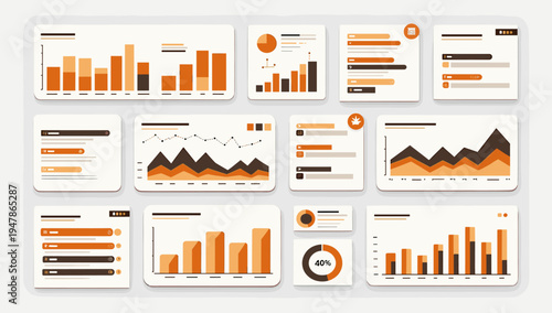 A clean, minimalist mockup of a digital interface, perfect for showcasing app designs, website layouts, or user experience concepts. The warm color pa