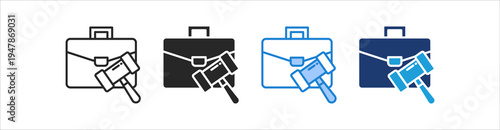 Business Icon Set Multiple Style Vector Collection