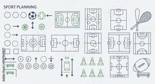 Sport Planning - A Detailed Outline of Various Sports Fields and Equipment.