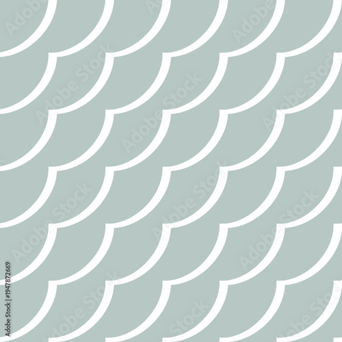 Abstract Diagonal Ribbon Curve Grey