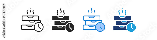 Delivery Icon Set Multiple Style Vector Collection