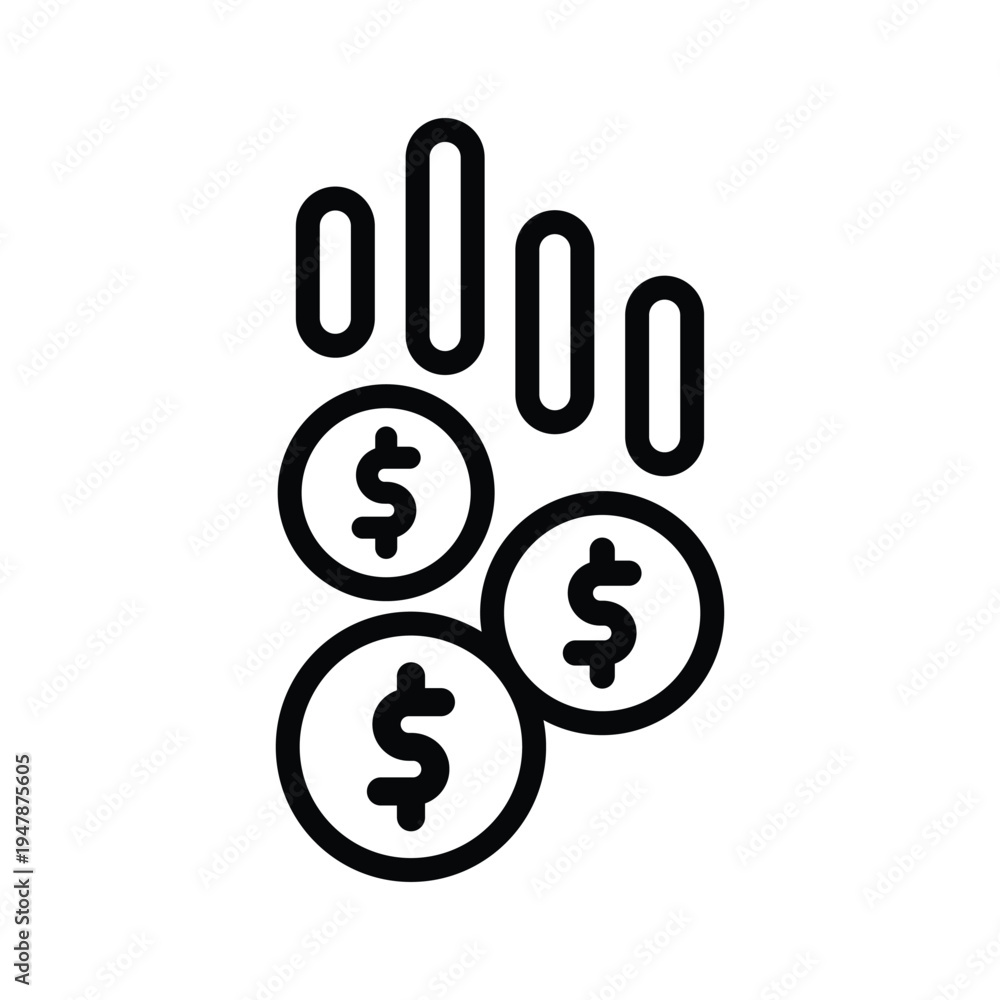 Obraz premium AEarning Icon