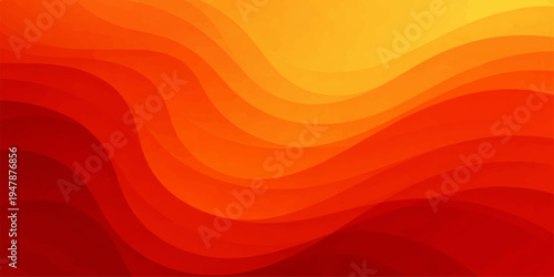 Abstract a dynamic and vibrant visual of swirling, layered shades of fiery orange and yellow, creating an artful display of movement and color.