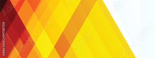 Red and Orange glossy triangles abstract technology background with space for text. Modern background for business and presentation