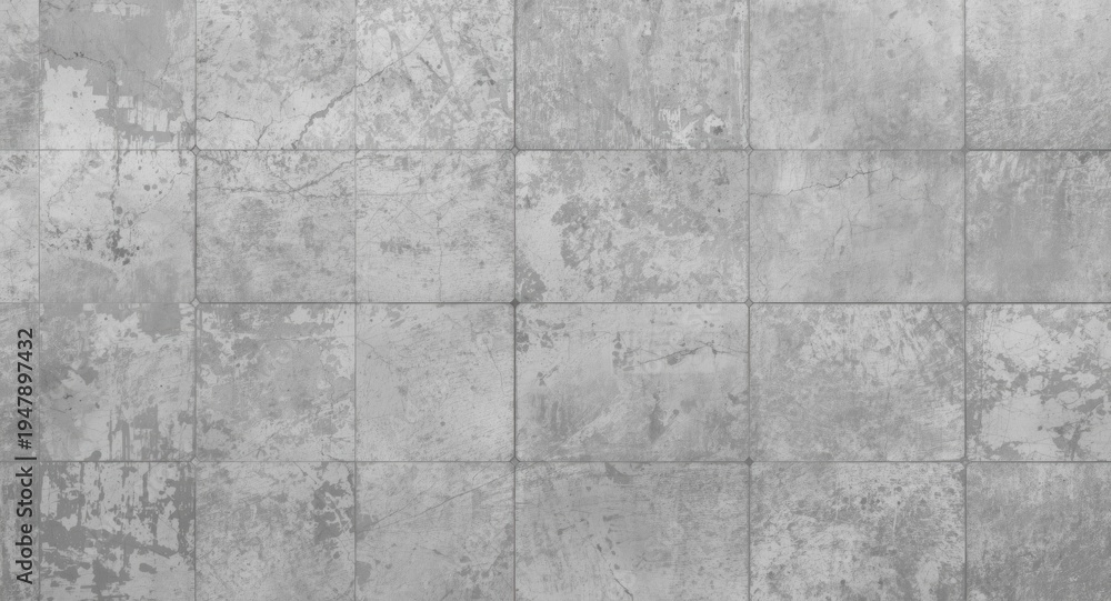 Obraz premium Abstract gray concrete tile texture background with uniform panel surface