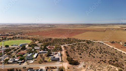 Fotografija Dublin, South Australia – 4K aerial drone view of regional town, residential hou