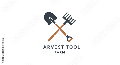 Shovel and garden fork tools crossed.