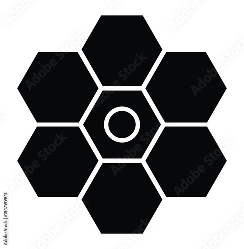 Photo collage with Geometric polygon for picture album and presentation. picture wall album for abstract background, business, collage art, digital photo, papers. vector illustration
