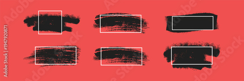 Brush stroke art exploring textures and techniques with paint brushes