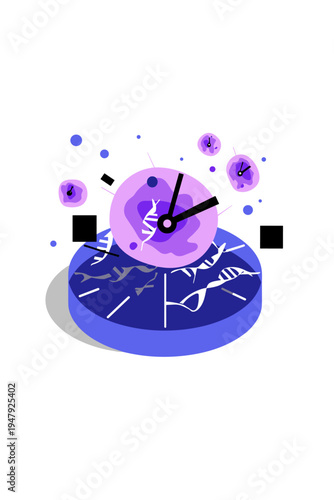 DNA Epigenetic Clock and Biological Data Biomarkers in Minimalist Vector