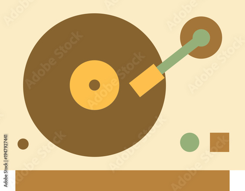 LP player illustration