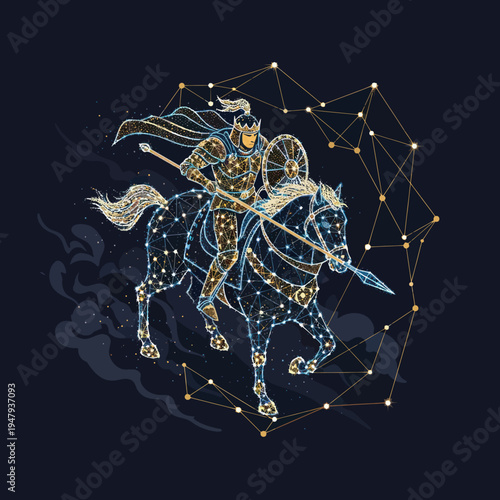 Constellation of Sagittarius the Centaur Archer.