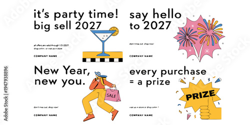 New Year 2027 Big Sale – 20–50% Off Everything In‑Store, Party‑Time Deals, Prizes with Every Purchase, and Festive Holiday Shopping Offers