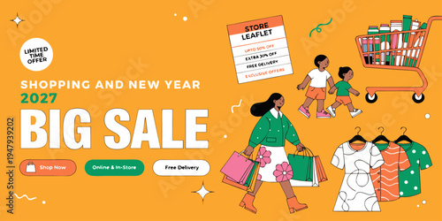 Shopping and New Year 2027 Big Sale – Limited‑Time Offers on Fashion, Groceries, Essentials, and Online & In‑Store Deals with Free Delivery