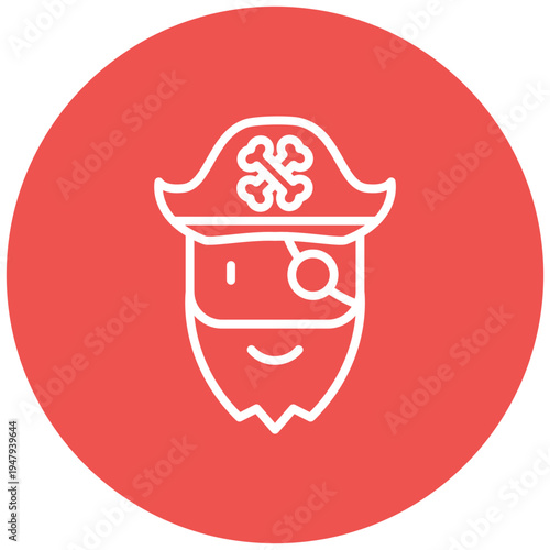 Pirate Beard Icon