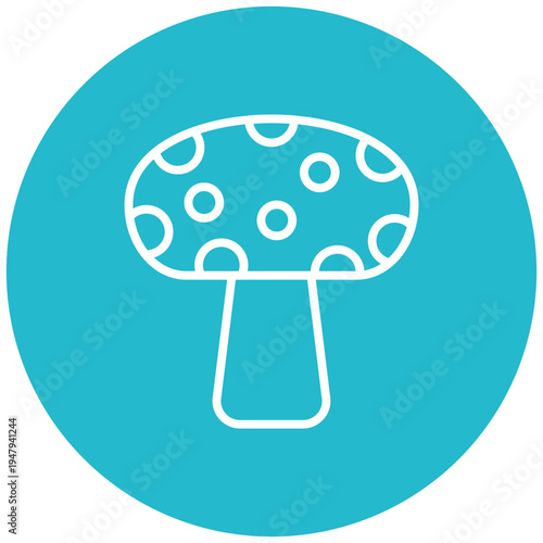 Spring Mushroom Icon