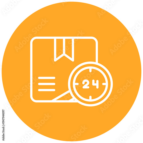 24 Hours Delivery Icon