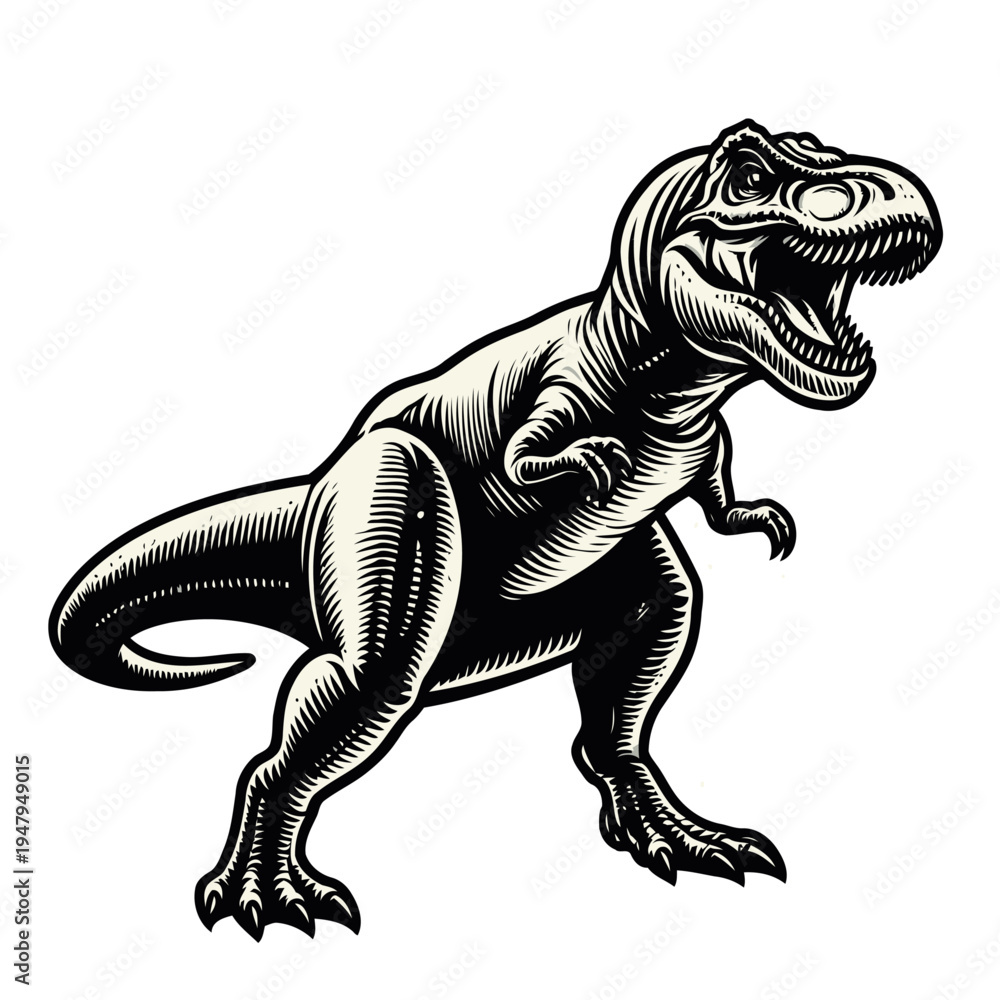 Fototapeta premium T-rex vector and illustration.