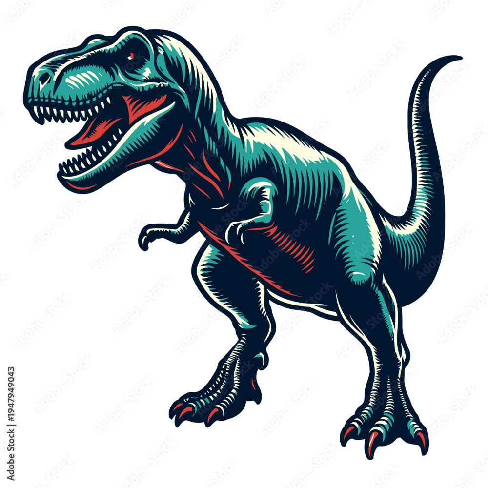 Obraz premium T-rex vector and illustration.
