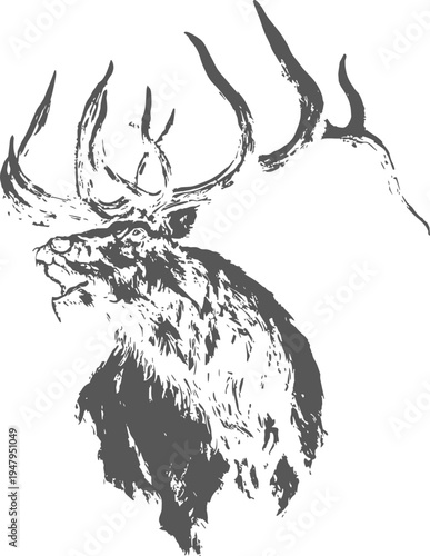 Bugling Elk Svg, Whitetail Deer Svg