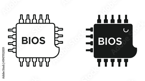 Bios Chip Technology Circuitry Hardware