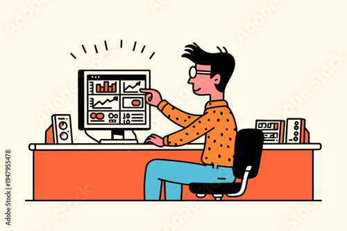 Interactive Dashboard UI Demo with Live Data Visualization