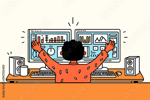 Interactive Dashboard UI Demo with Live Data Visualization