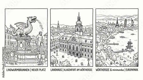 European Cityscapes With Landmarks