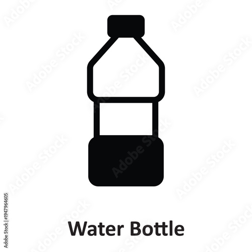 Water Bottle Vector icon which can easily modify or edit