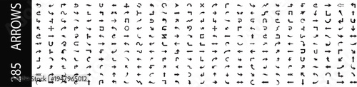 Arrow icon. Collection different arrows sign. Black vector arrows icons, Set of arrow, 