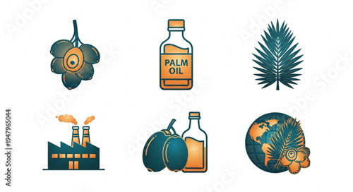 Palm Oil Production and Its Global Impact - A Visual Representation.
