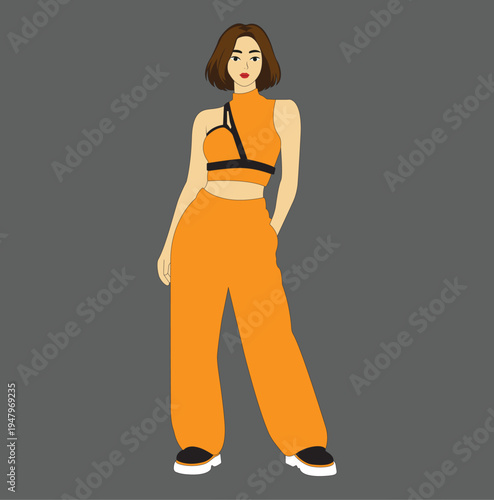 Digital Art Fashion Illustrations, digital illustration for fashion designer