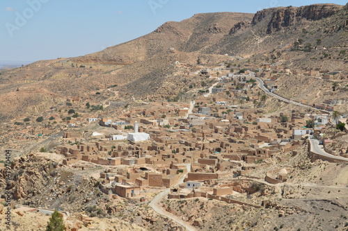 Tunisia,villaggi di montagna