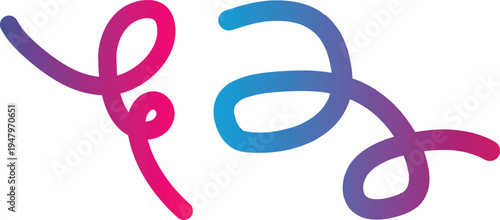 A colorful stylized illustration of the letters 'ya' in a whimsical font