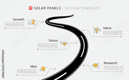 Timeline Creator infographic template. 5 Step timeline journey, calendar Flat simple infographics design template. presentation graph. Business concept with 5 options, gantt vector illustration.