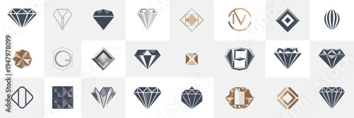 Premium embossed geometric symbols – Great for high-end fashion, luxury goods, or sophisticated branding.