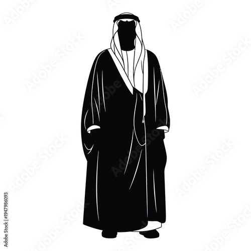 Black and white illustration of camping gear on white background