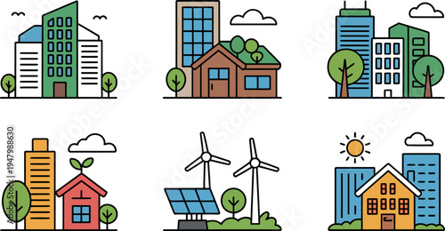 Sustainable living on world environment day eco friendly buildings and renewable energy solutions