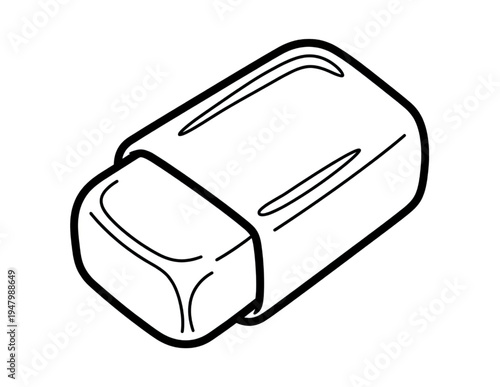 Black and white illustration of a wrapped sandwich food icon simple line drawing